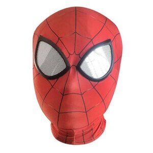 Premium Red Spider Men Raimi Spider Man Elastic Mask Costume Lycra Adult